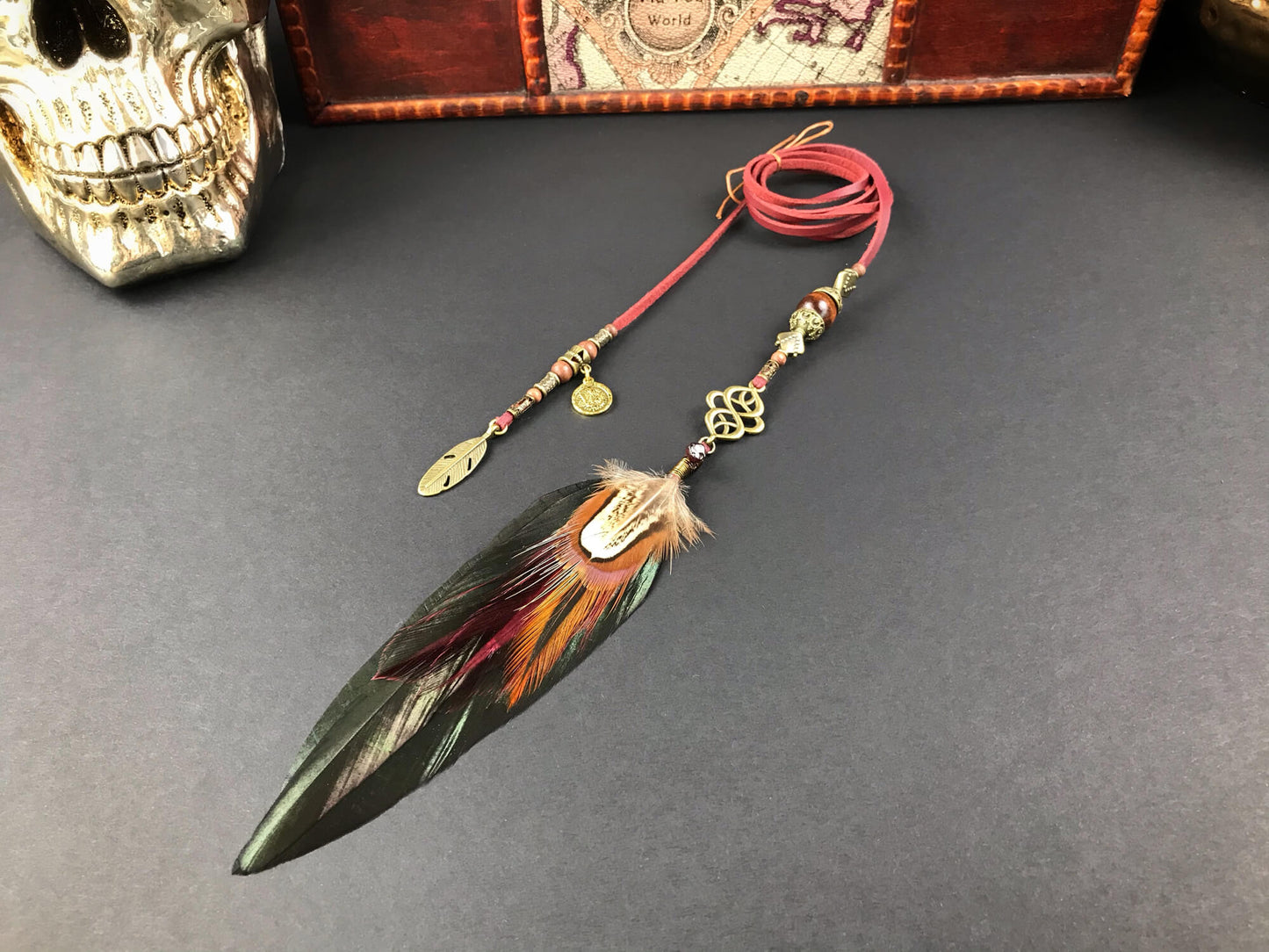 Beaded Feather Hair Braiders, braid into hair, hippie accessory, bohemian style hair braid, tribal style hair braid, festival hair accessory