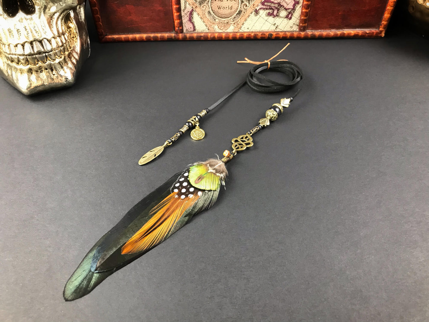 Beaded Feather Hair Braiders, braid into hair, hippie accessory, bohemian style hair braid, tribal style hair braid, festival hair accessory