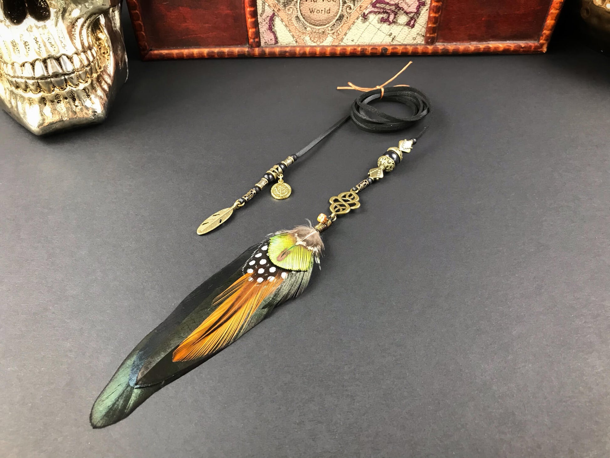 Beaded Feather Hair Braiders, braid into hair, hippie accessory, bohemian style hair braid, tribal style hair braid, festival hair accessory