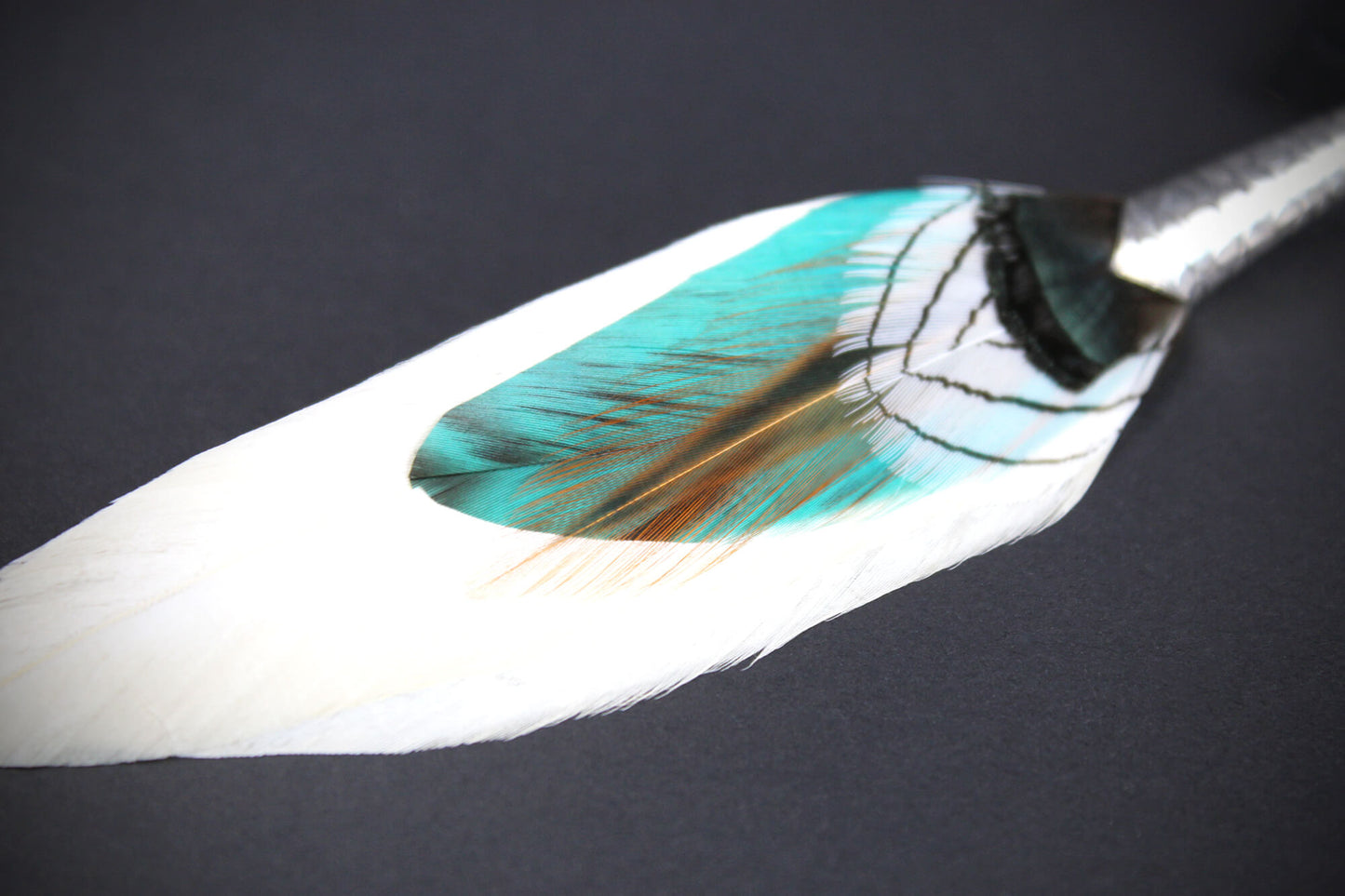 Moonbeam feather earring set, asymmetrical earrings, labradorite stone, rock n roll western cowgirl style silver earrings
