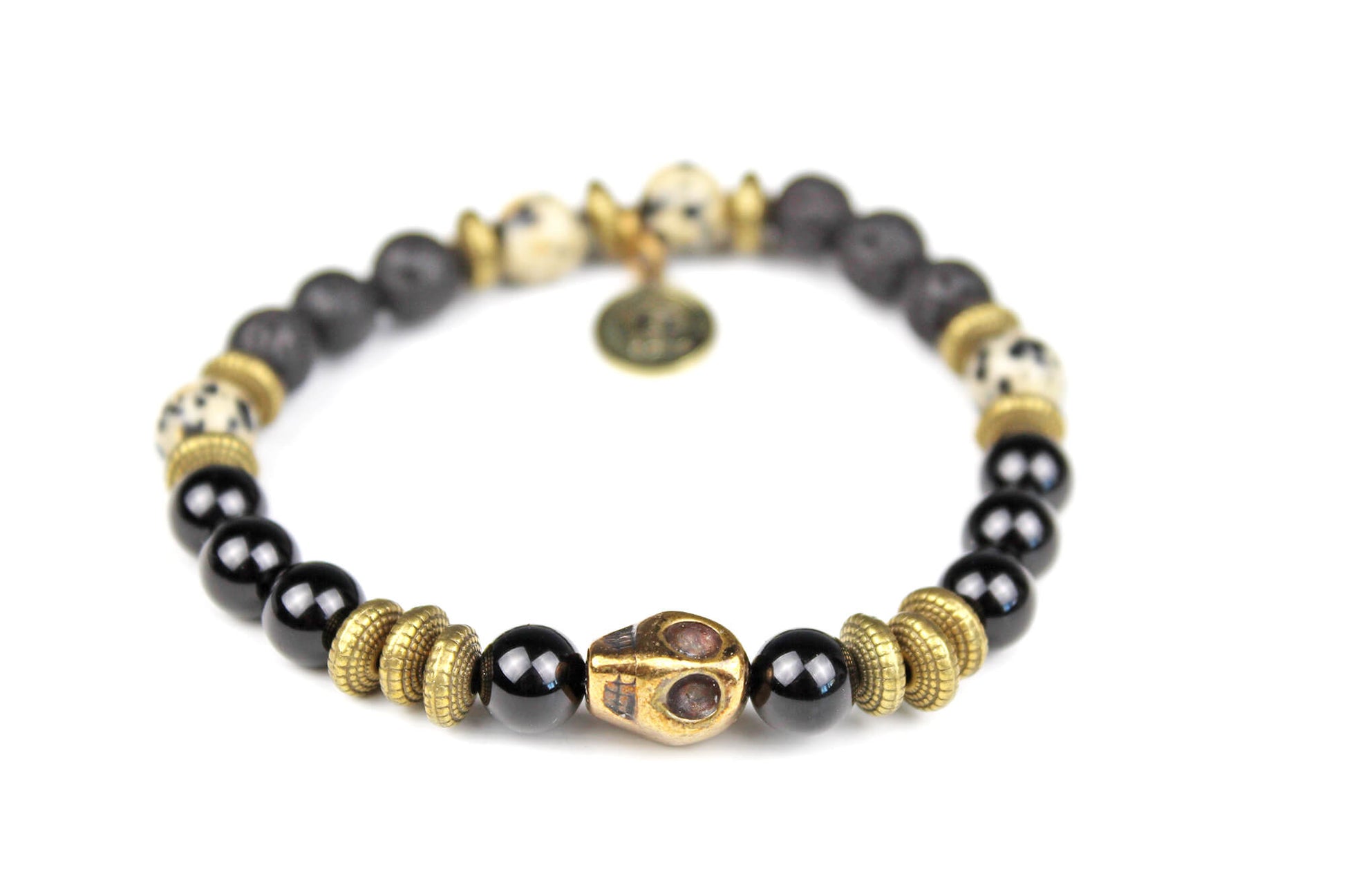 The Rapture Beaded Necklace and Bracelet Set - ebony wood black onyx beaded tribal bohemian rock n roll shamanic pirate jewellery set