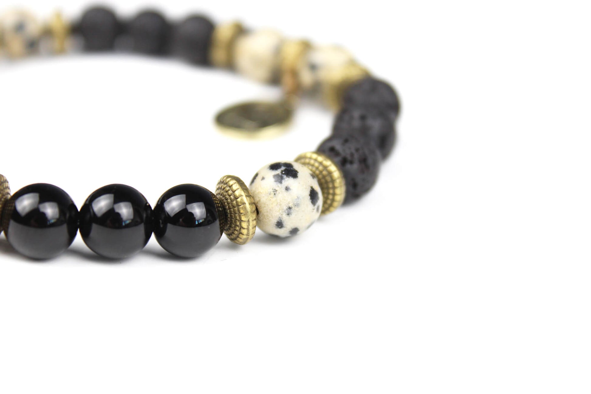 The Rapture Beaded Necklace and Bracelet Set - ebony wood black onyx beaded tribal bohemian rock n roll shamanic pirate jewellery set