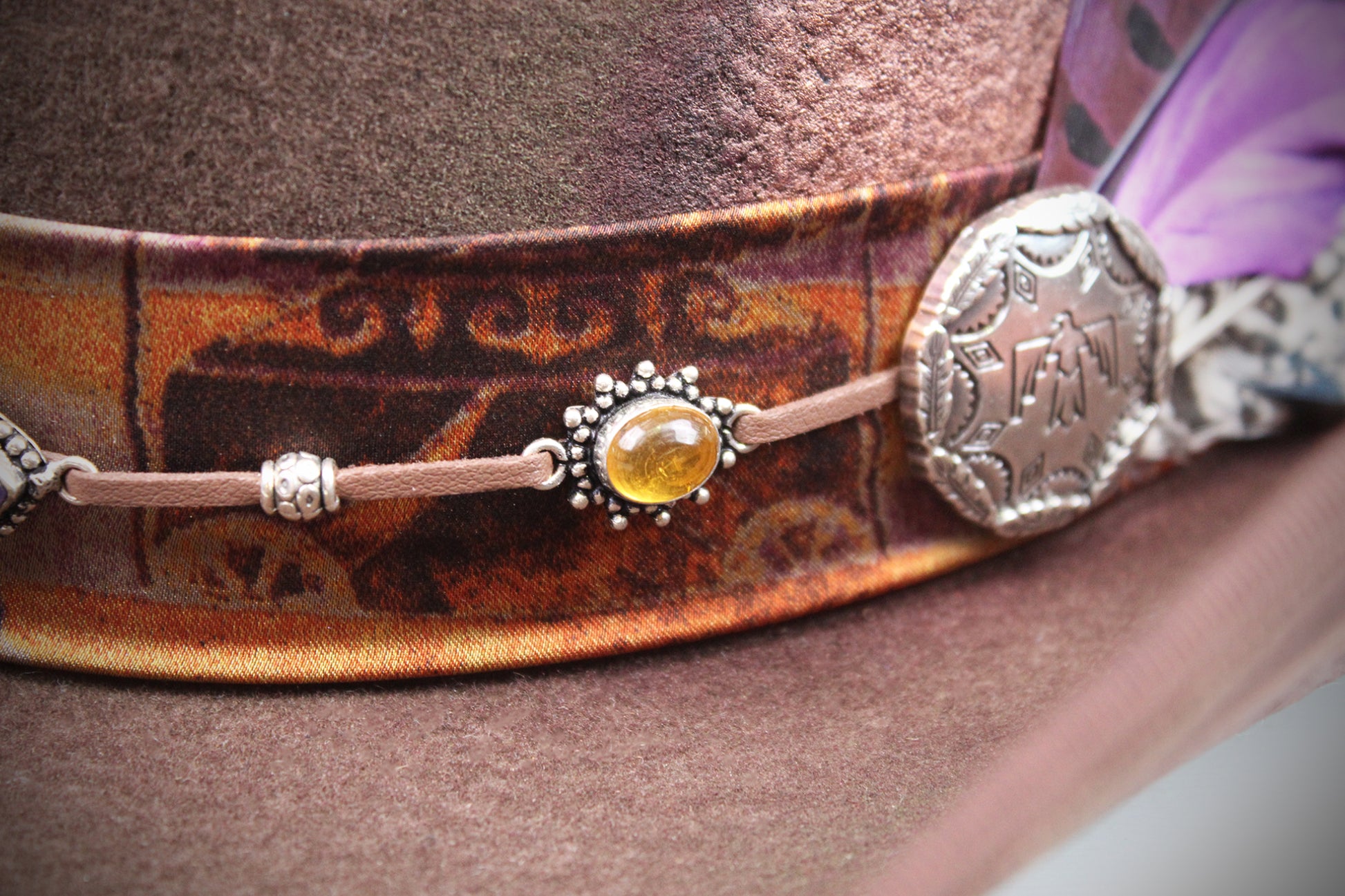 The Sierra Cattleman Cowboy Hat - Unisex wide brim distressed effect cowboy cowgirl hat, western style wool felt rancher hat