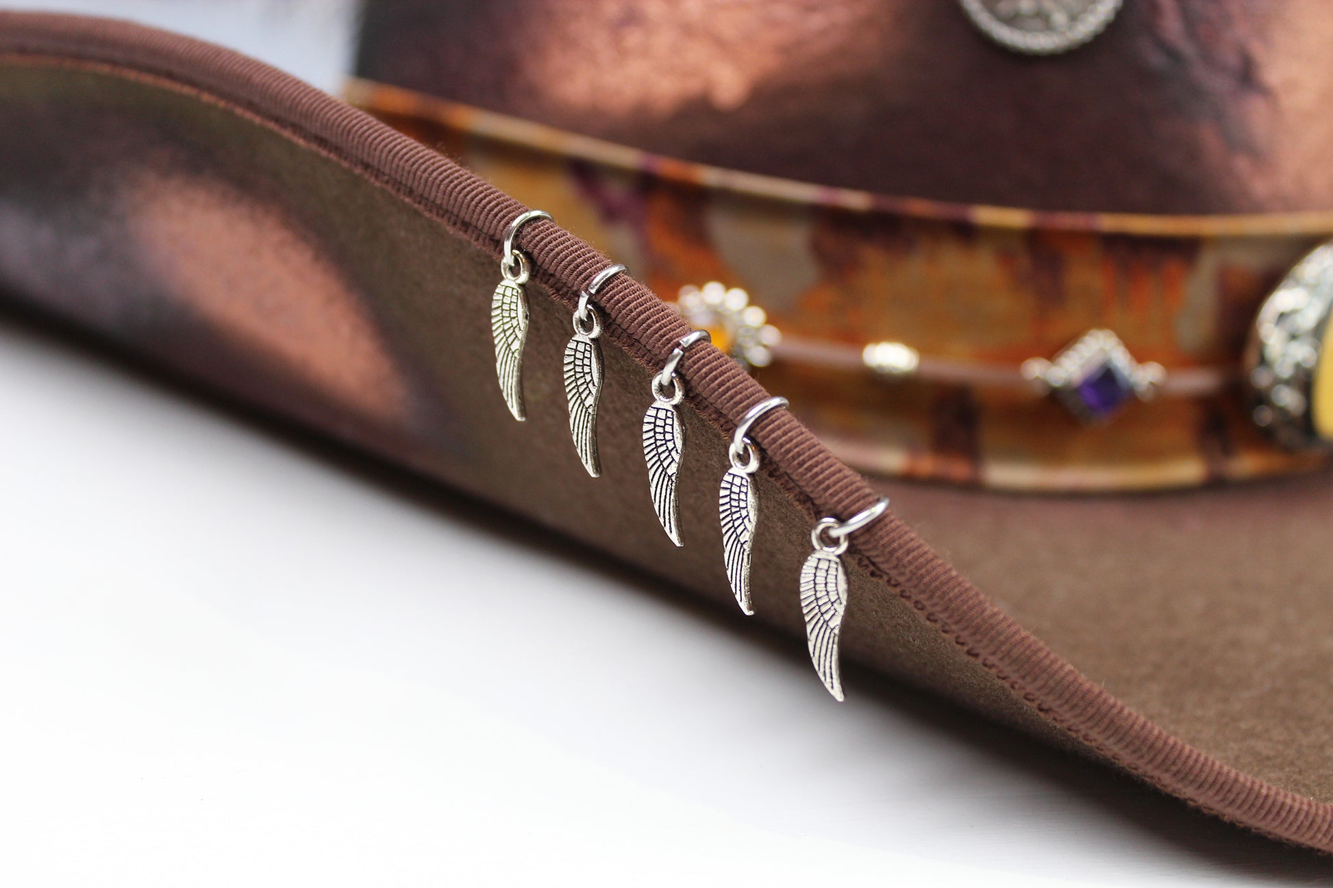 The Sierra Cattleman Cowboy Hat - Unisex wide brim distressed effect cowboy cowgirl hat, western style wool felt rancher hat