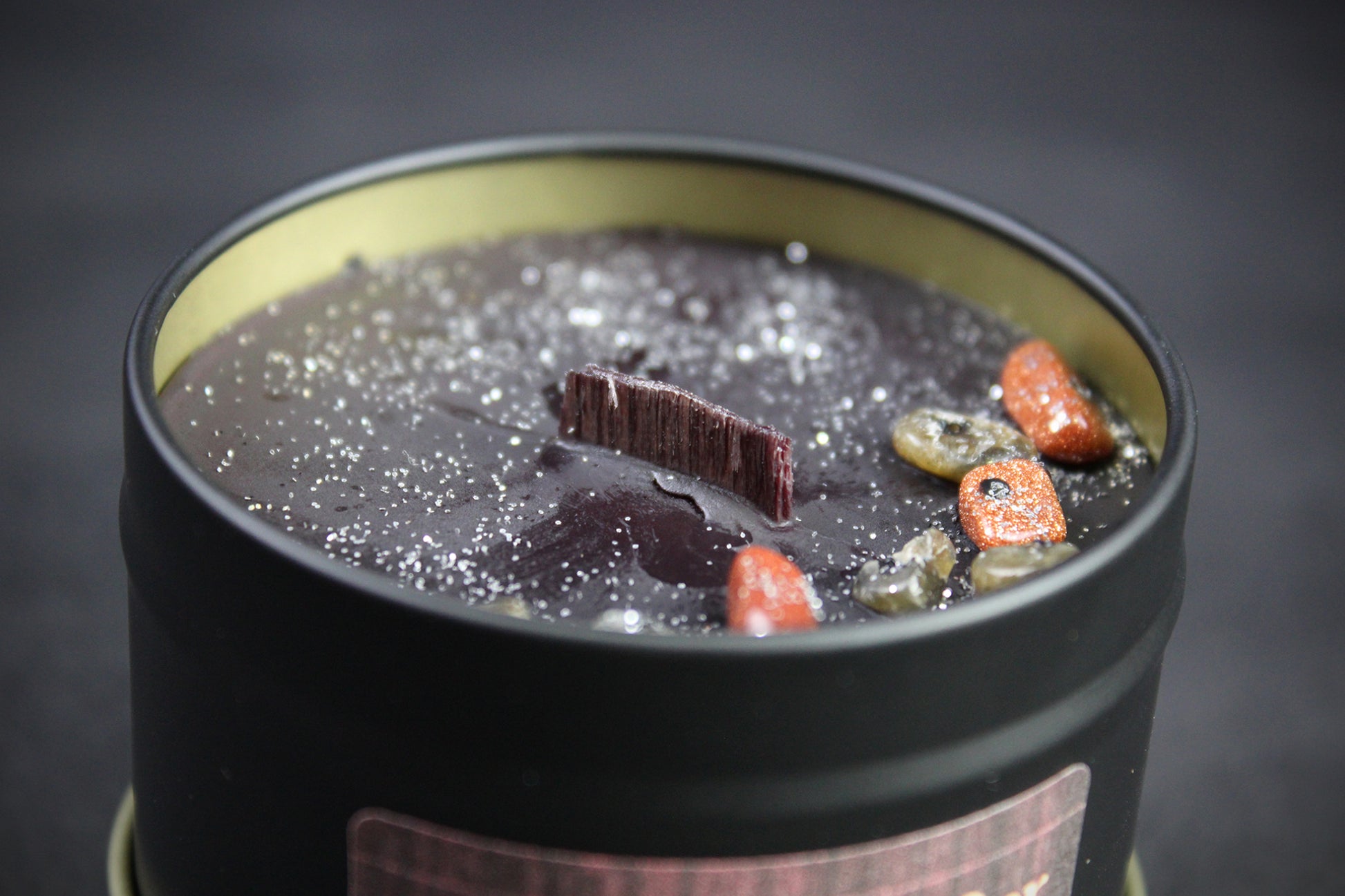 Midnight Rider : Black Wax Scented Candle With Hints of Leather & Tobacco