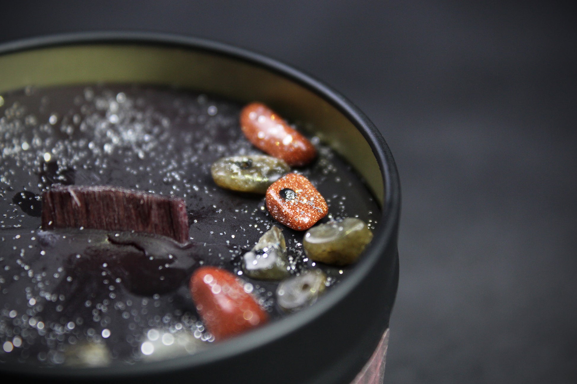 Midnight Rider : Black Wax Scented Candle With Hints of Leather & Tobacco
