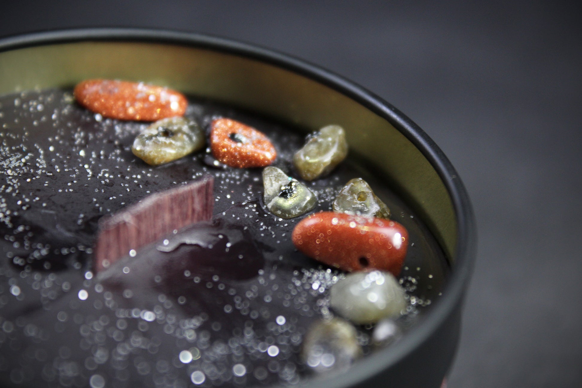 Midnight Rider : Black Wax Scented Candle With Hints of Leather & Tobacco