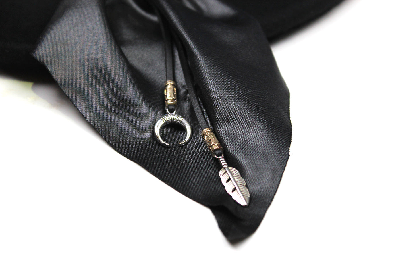 One Off Custom Gambler Hat: Black Wool Felt with purple detailing size Extra Large 61cm