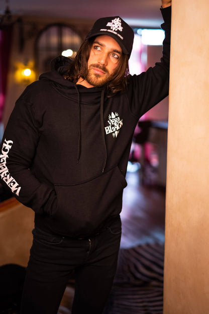 Men's Vera Black Hoodie