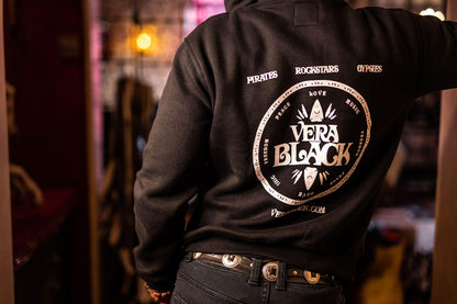Men's Vera Black Hoodie
