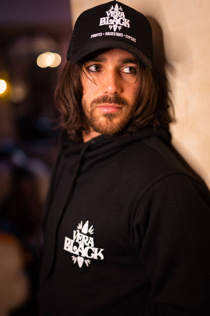 Men's Vera Black Hoodie