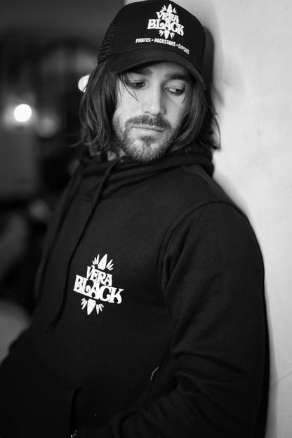Men's Vera Black Hoodie