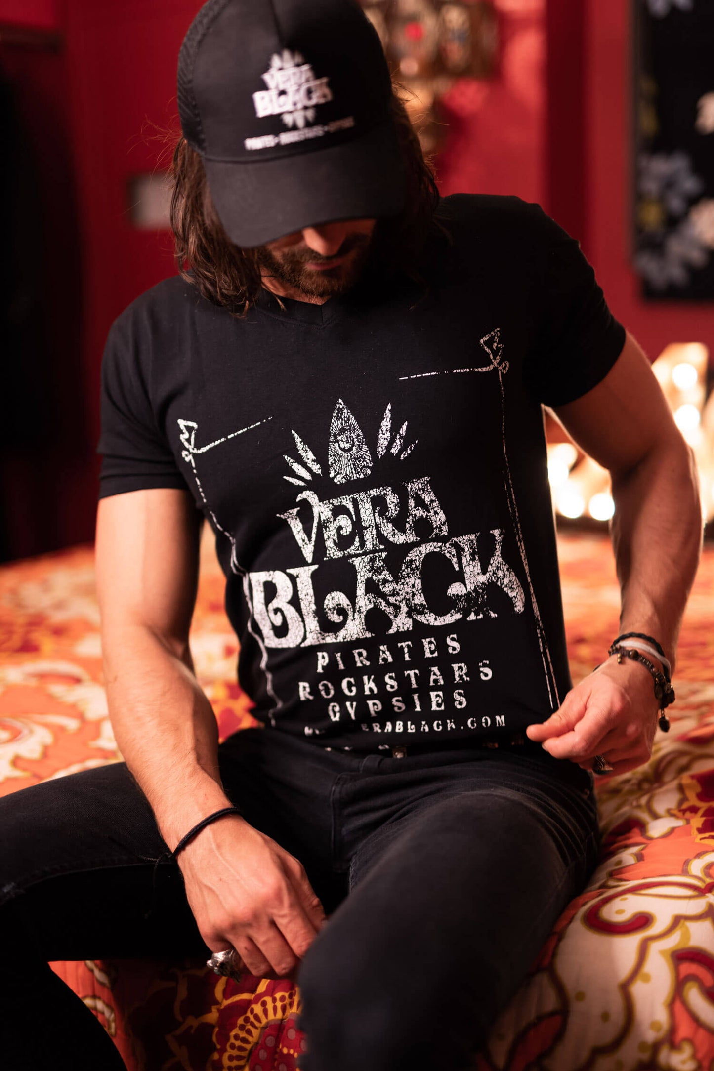 Men's Vera Black T-shirt