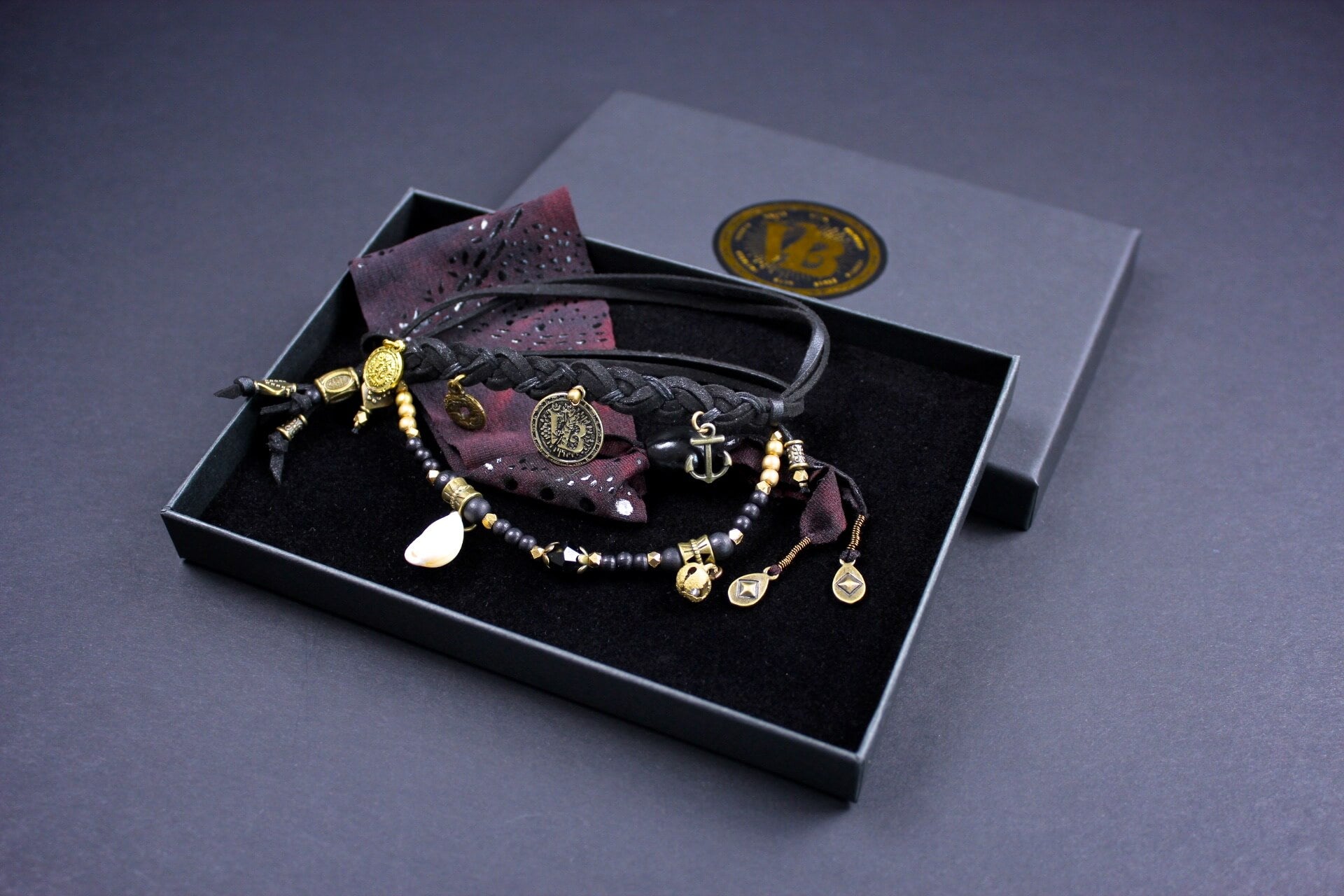 Crescent Moon Bracelet Set