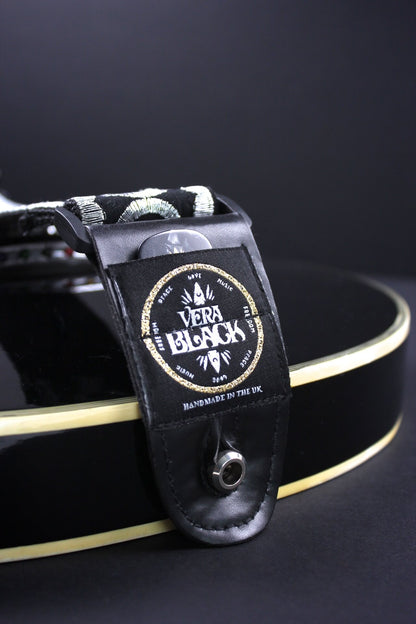 Vera Black Guitar Strap