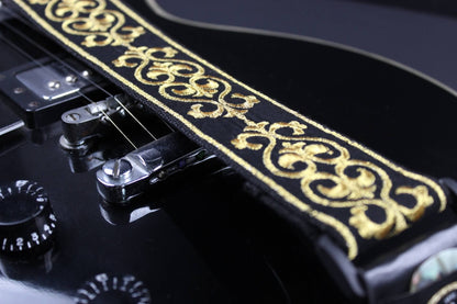 Vera Black Guitar Strap