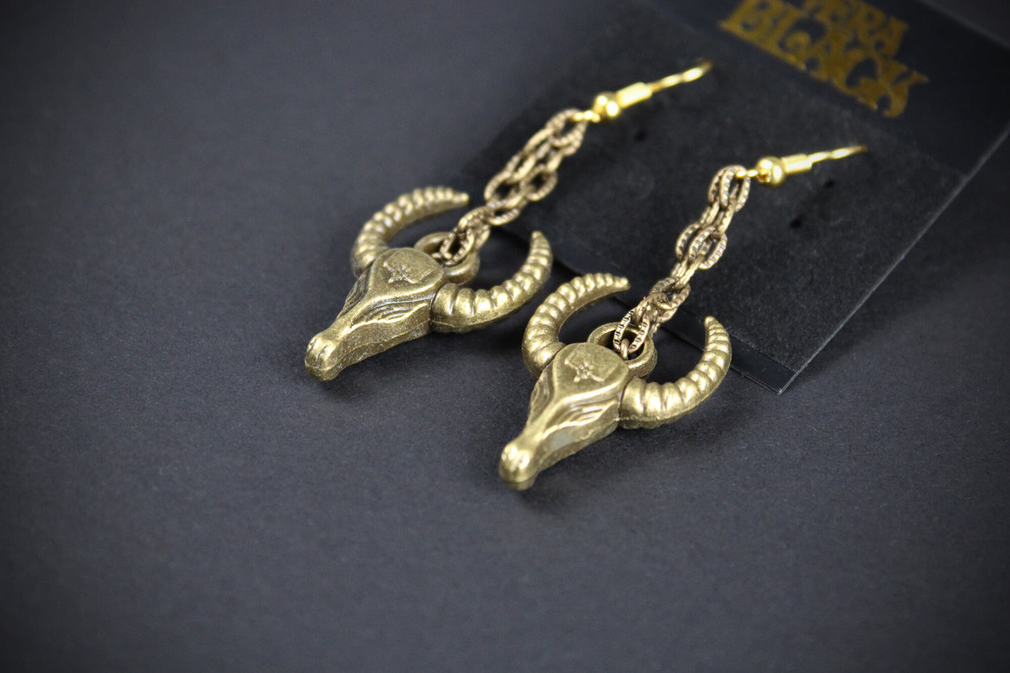 Bronze Resheph Earrings