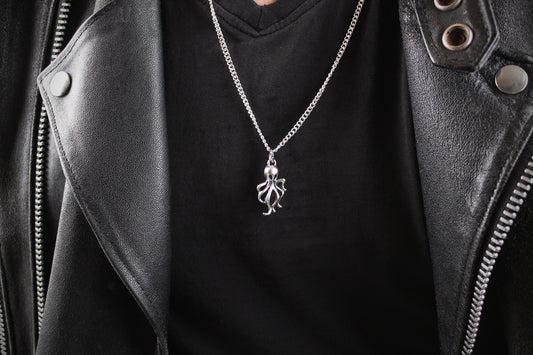 Octopus Pendant Chain Necklace