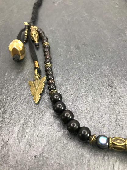 Devil's Eye Beaded Keychain