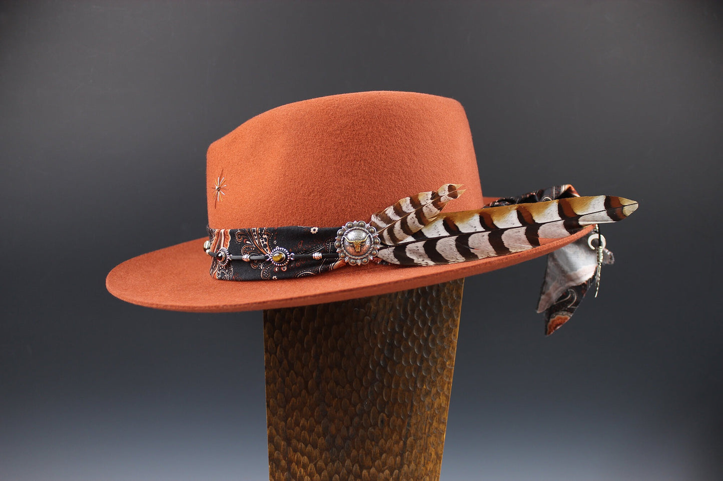 One Of A Kind Fedora - Orange - Size Extra Large