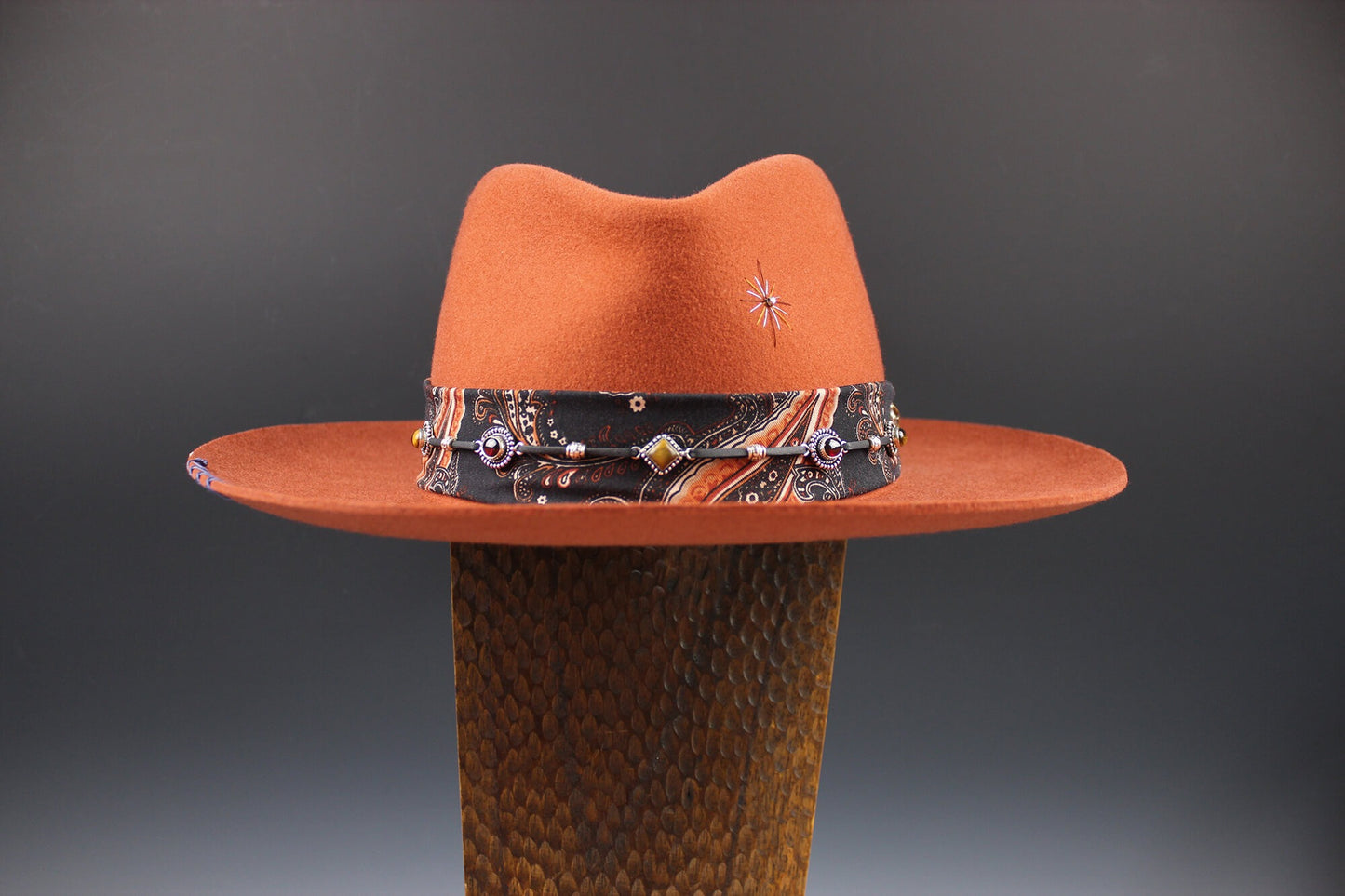 One Of A Kind Fedora - Orange - Size Extra Large