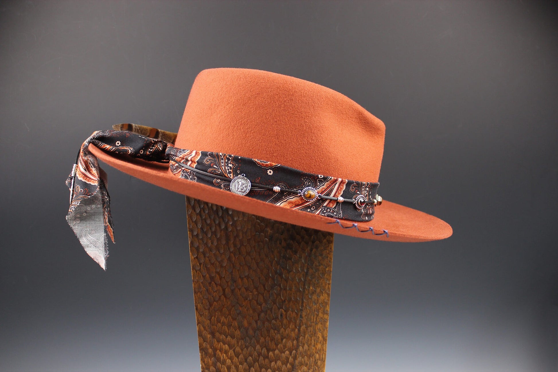 One Of A Kind Fedora - Orange - Size Extra Large