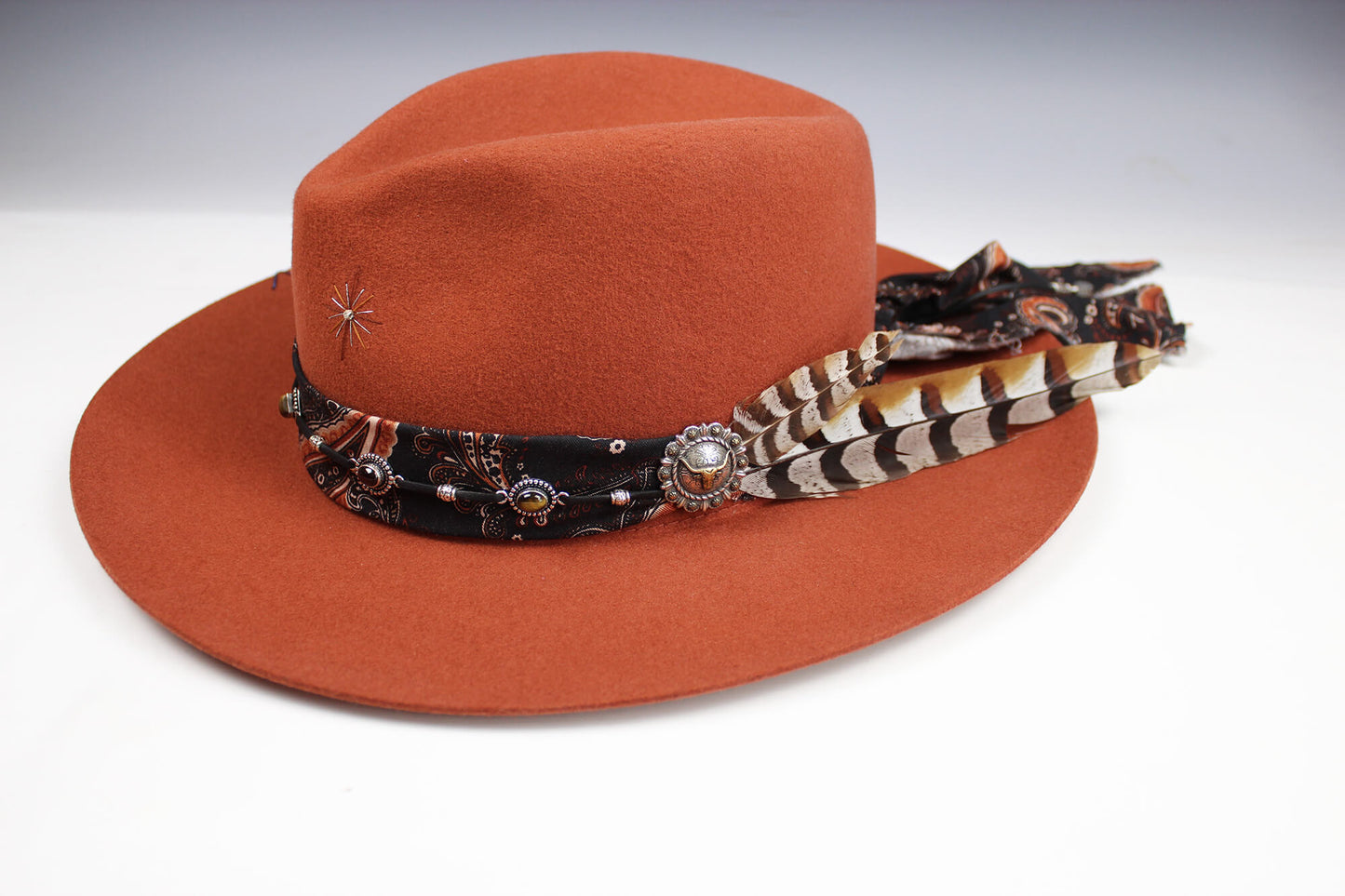 One Of A Kind Fedora - Orange - Size Extra Large