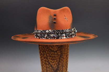 One Of A Kind Fedora - Orange - Size Small