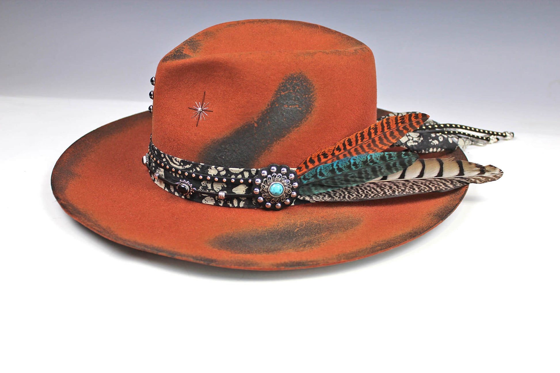 One Of A Kind Fedora - Orange - Size Small