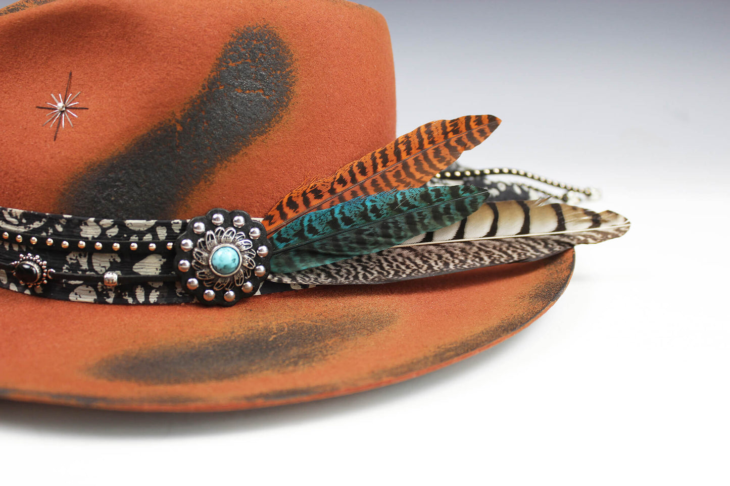 One Of A Kind Fedora - Orange - Size Small