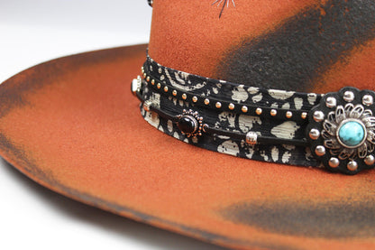 One Of A Kind Fedora - Orange - Size Small