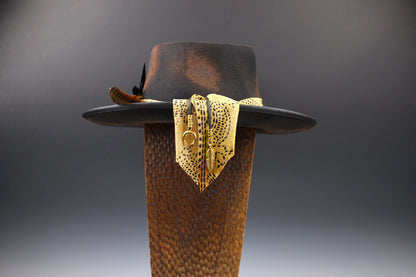 One Of A Kind Fedora- with distressed effect- Size Medium