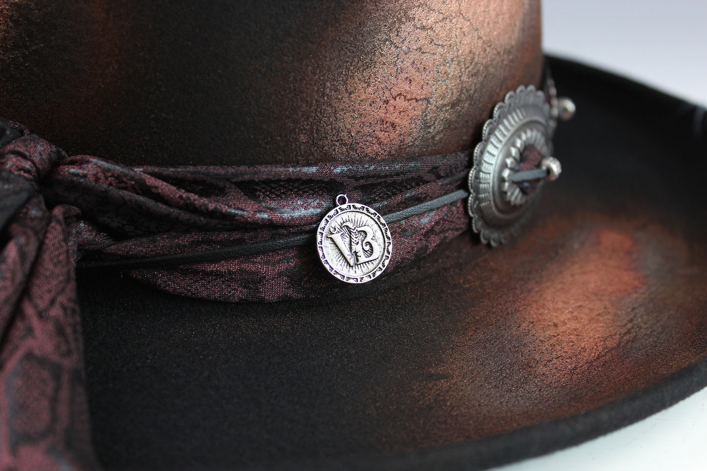 The Prophet Gambler - Wool Felt Fedora Hat Black Handmade Country Western Style Cowboy Hat Unisex For Men And Women Rock & Roll Hat