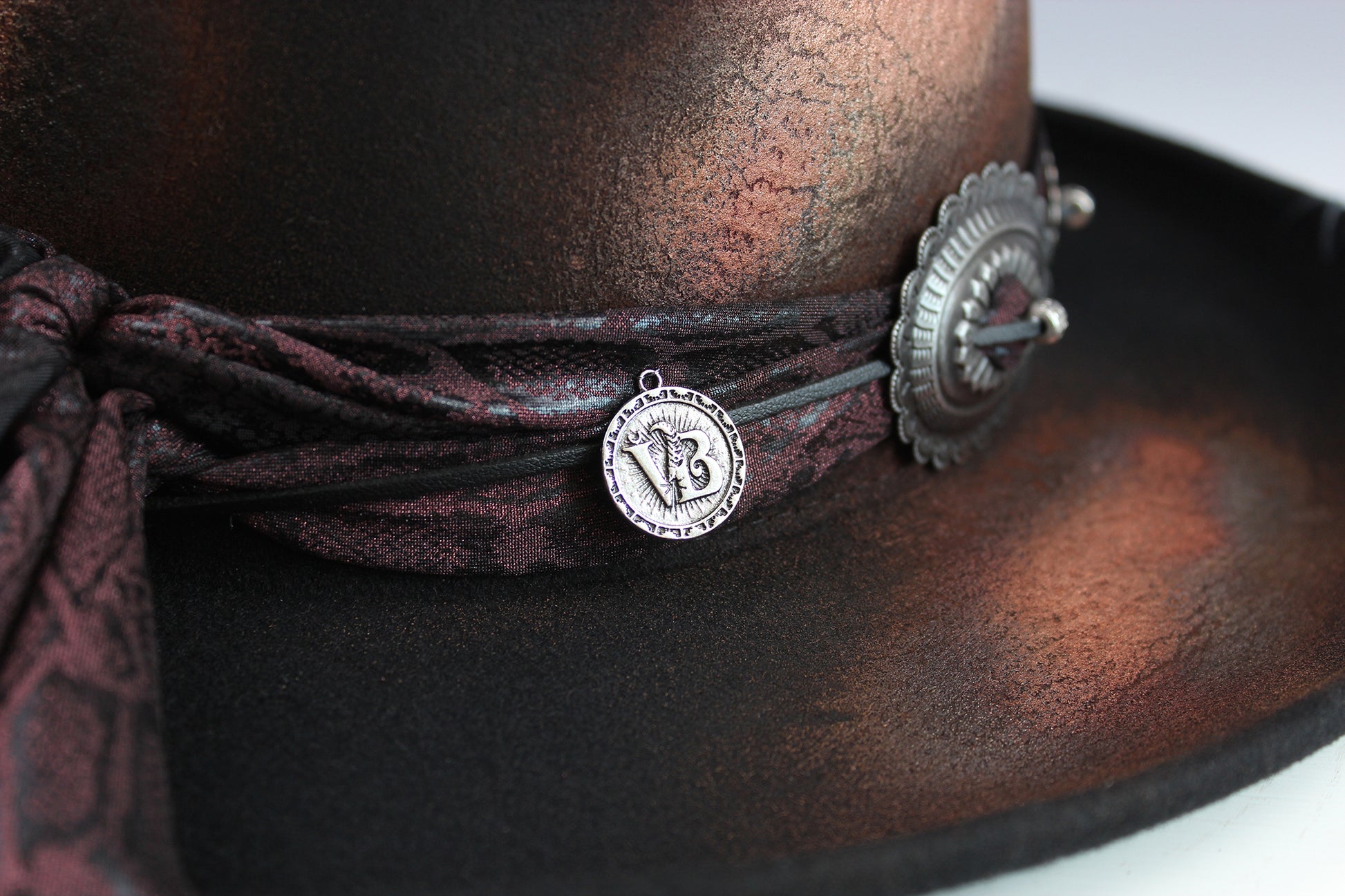 The Prophet Gambler - Wool Felt Fedora Hat Black Handmade Country Western Style Cowboy Hat Unisex For Men And Women Rock & Roll Hat