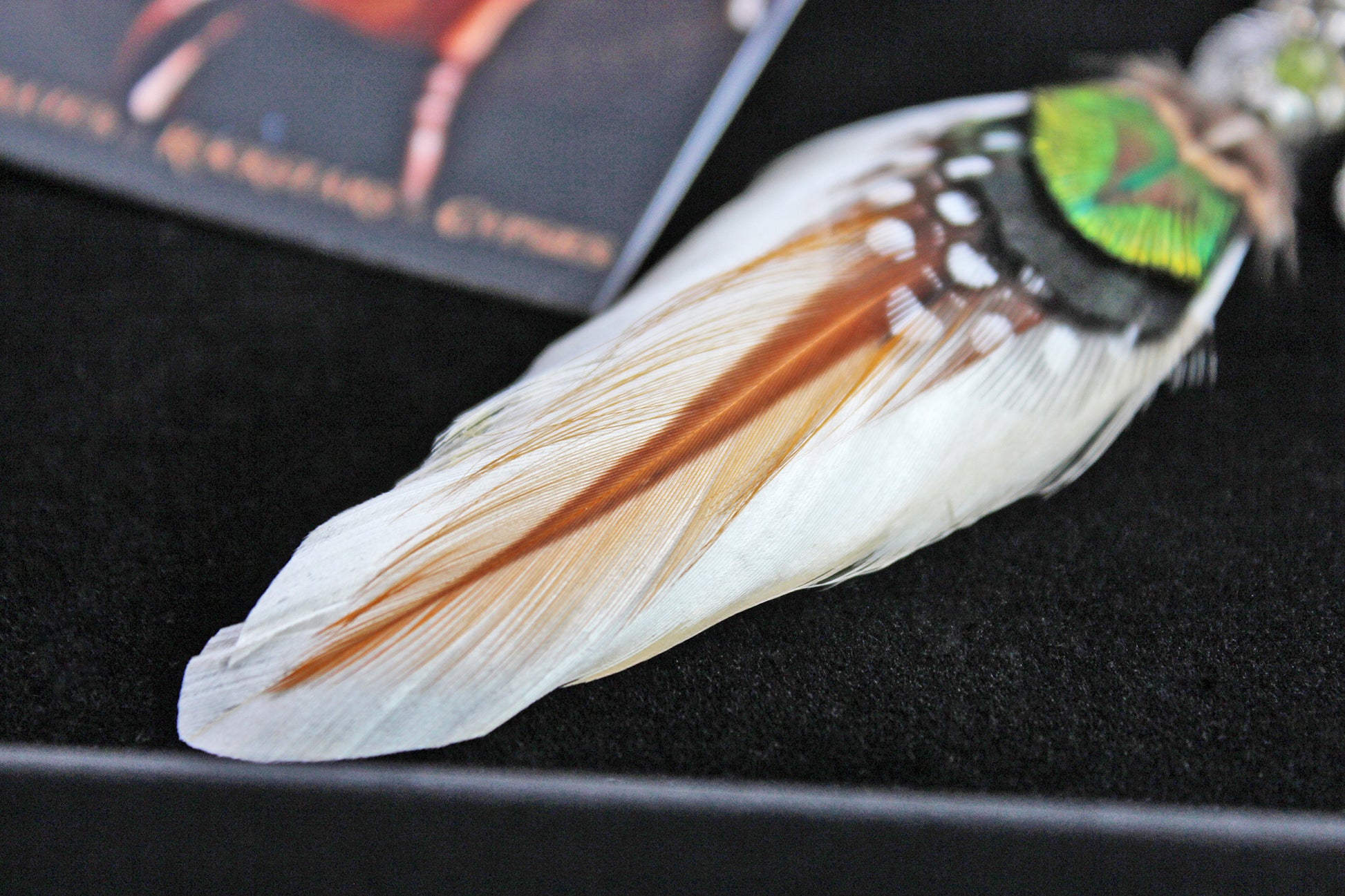Sahara Feather Earrings : Bohemian Style Feather Earrings With A Filigree Design