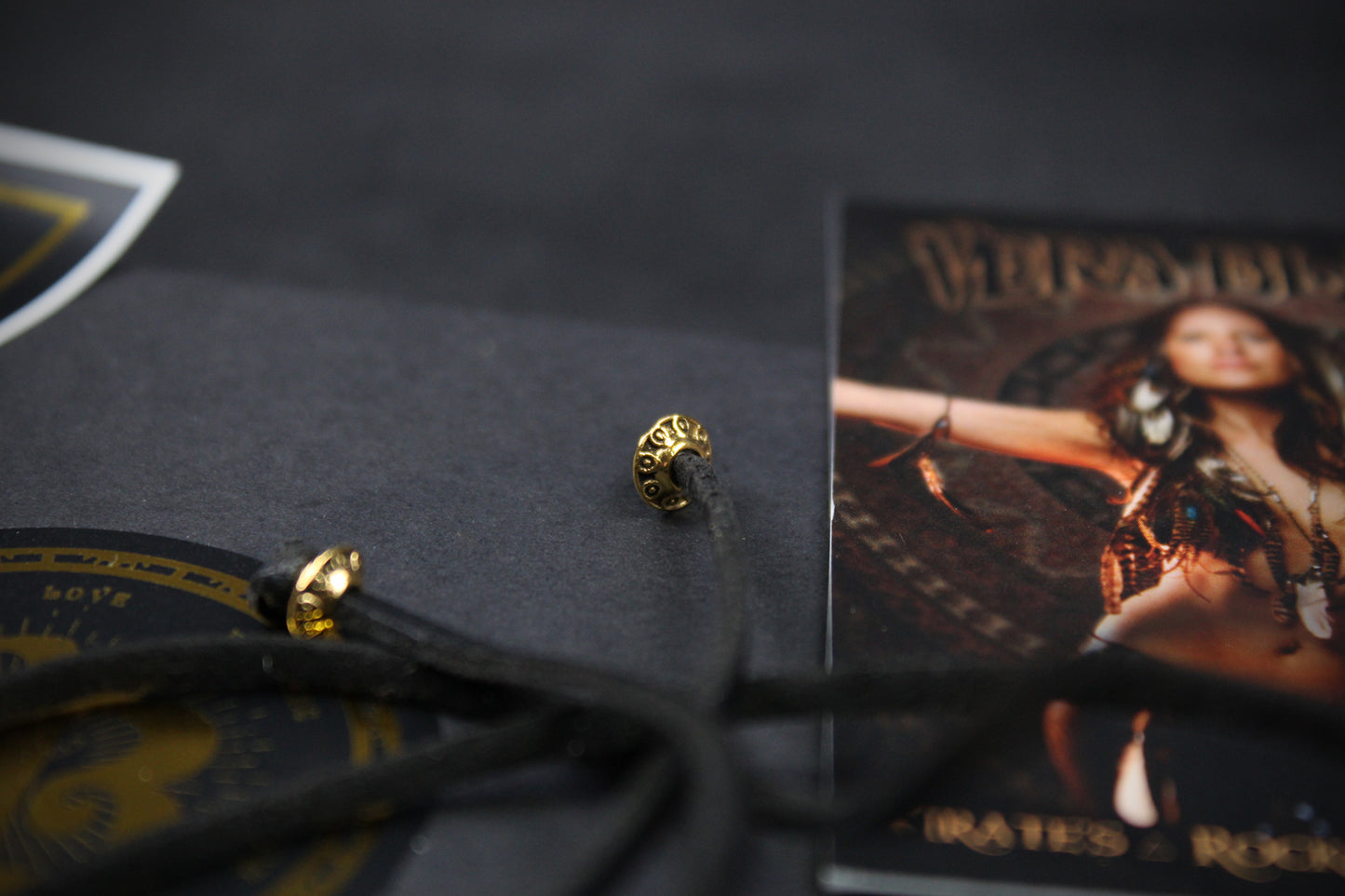 Hematite & Labradorite Choker : 3 in 1 Bohemian Anklet Armband Choker With Gold Detailing