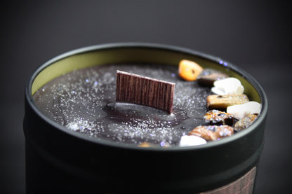 Wild Horses : Black Wax Bourbon & Salted Caramel Scented Candle