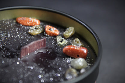 Midnight Rider : Black Wax Scented Candle With Hints of Leather & Tobacco