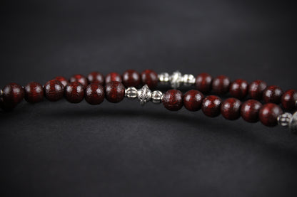 The Dallas Beaded Necklace: Turquoise, Tiger's Eye, Feather Charm