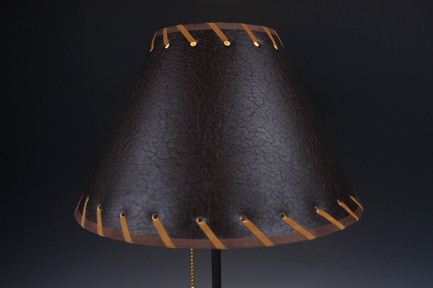 Skull Cowboy Boot Lamp: Resin Western Decor with Leather Shade