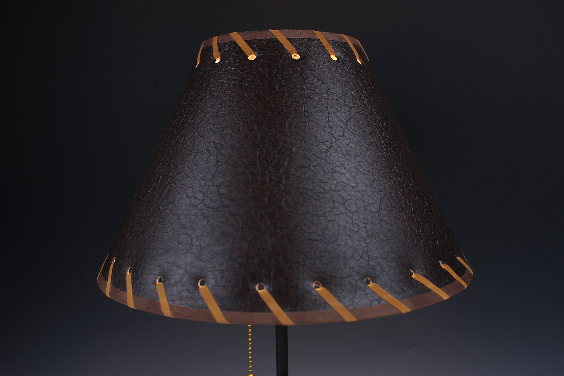 Skull Cowboy Boot Lamp: Resin Western Decor with Leather Shade