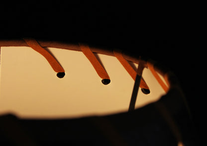 Skull Cowboy Boot Lamp: Resin Western Decor with Leather Shade