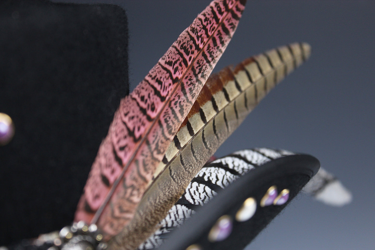 The Strawberry Fields Fedora : Western Style Hat with Elaborate Detailing