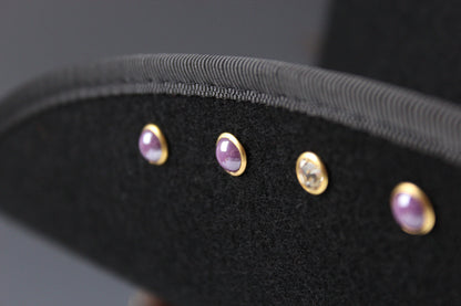 The Strawberry Fields Fedora : Western Style Hat with Elaborate Detailing