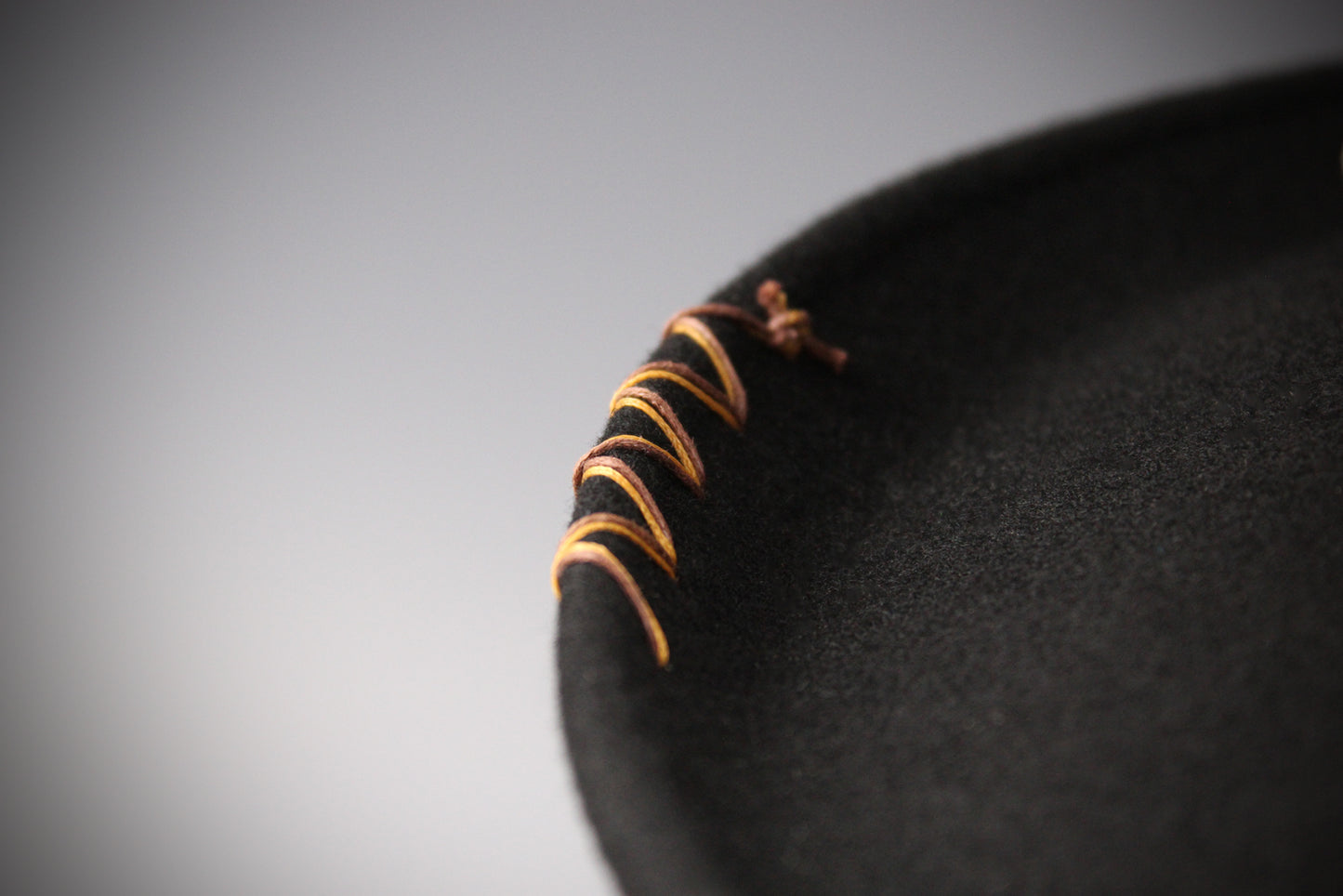 The Toledo Gambler - Handmade Wool Felt Fedora Hat: Country Western Style with Silver Detail