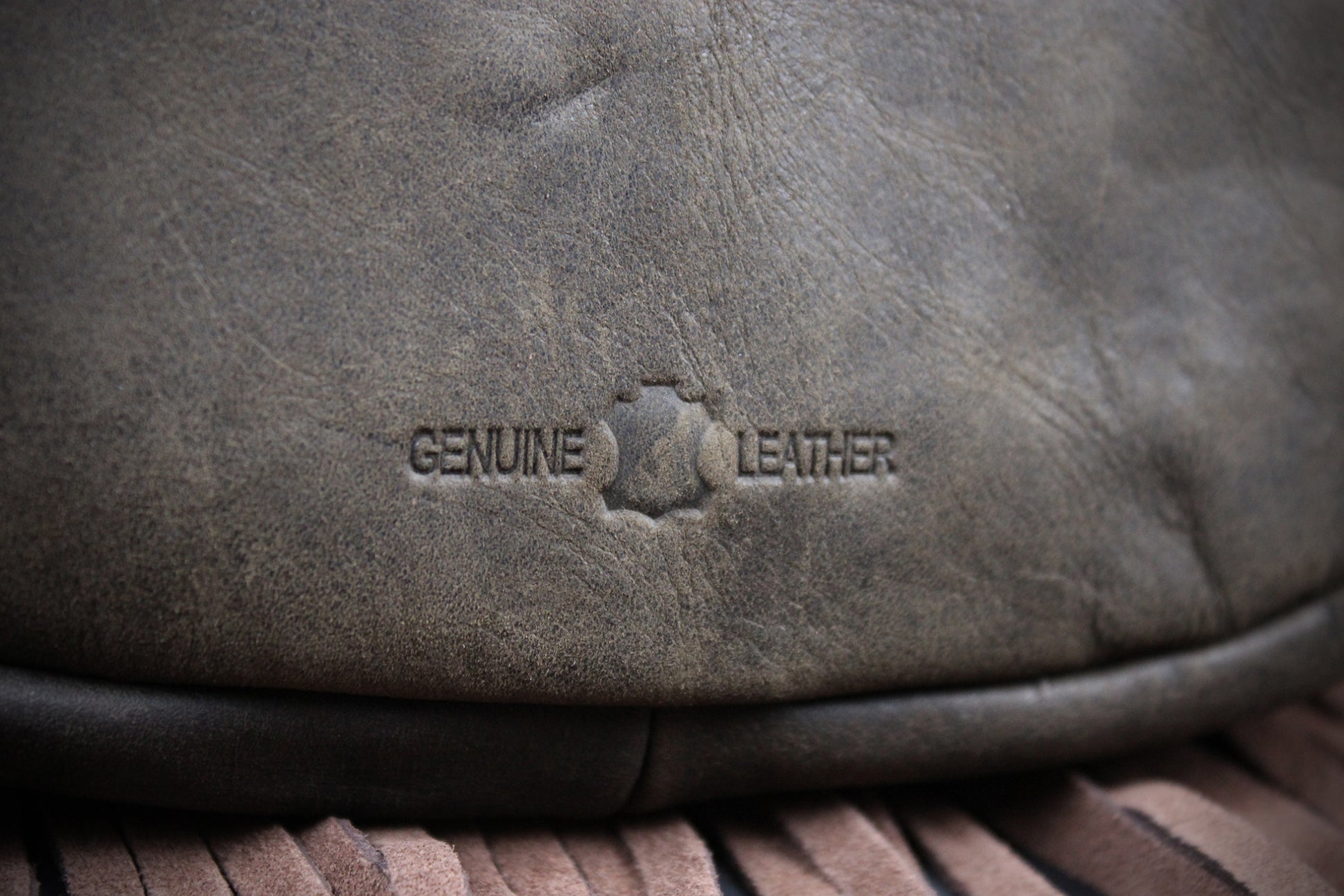 The Dixie Brown Leather Shoulder Bag : Hand Tooled, Flower Design