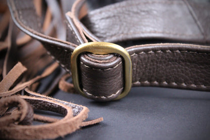 The Acid Leather Shoulder Bag : Cowhide with Fringe