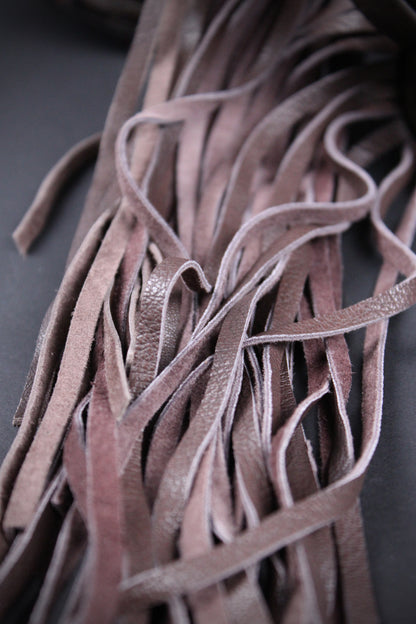 The Cosmic Cowgirl Leather Shoulder Bag : Cowhide with Fringe