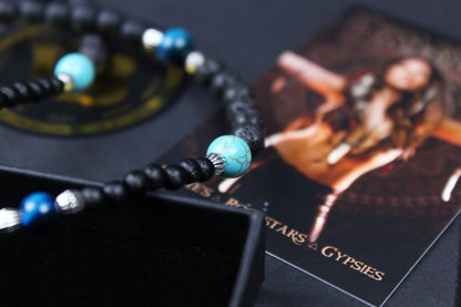 The Kraken Necklace : Short Unisex Necklace with intricate beading and an octopus pendant