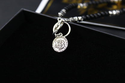 The Kraken Necklace : Short Unisex Necklace with intricate beading and an octopus pendant